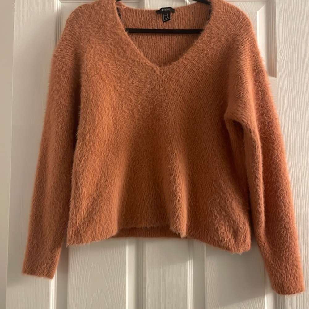 Fuzzy Pink Sweater